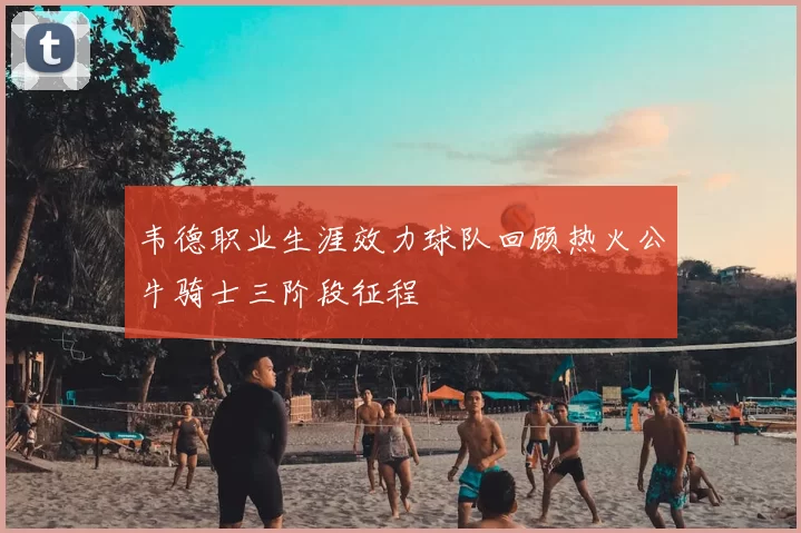 韦德职业生涯效力球队回顾热火公牛骑士三阶段征程