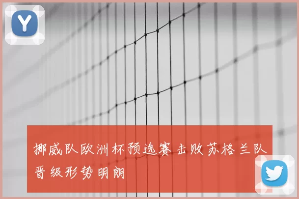 挪威队欧洲杯预选赛击败苏格兰队晋级形势明朗