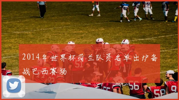 2014年世界杯荷兰队员名单出炉备战巴西赛场